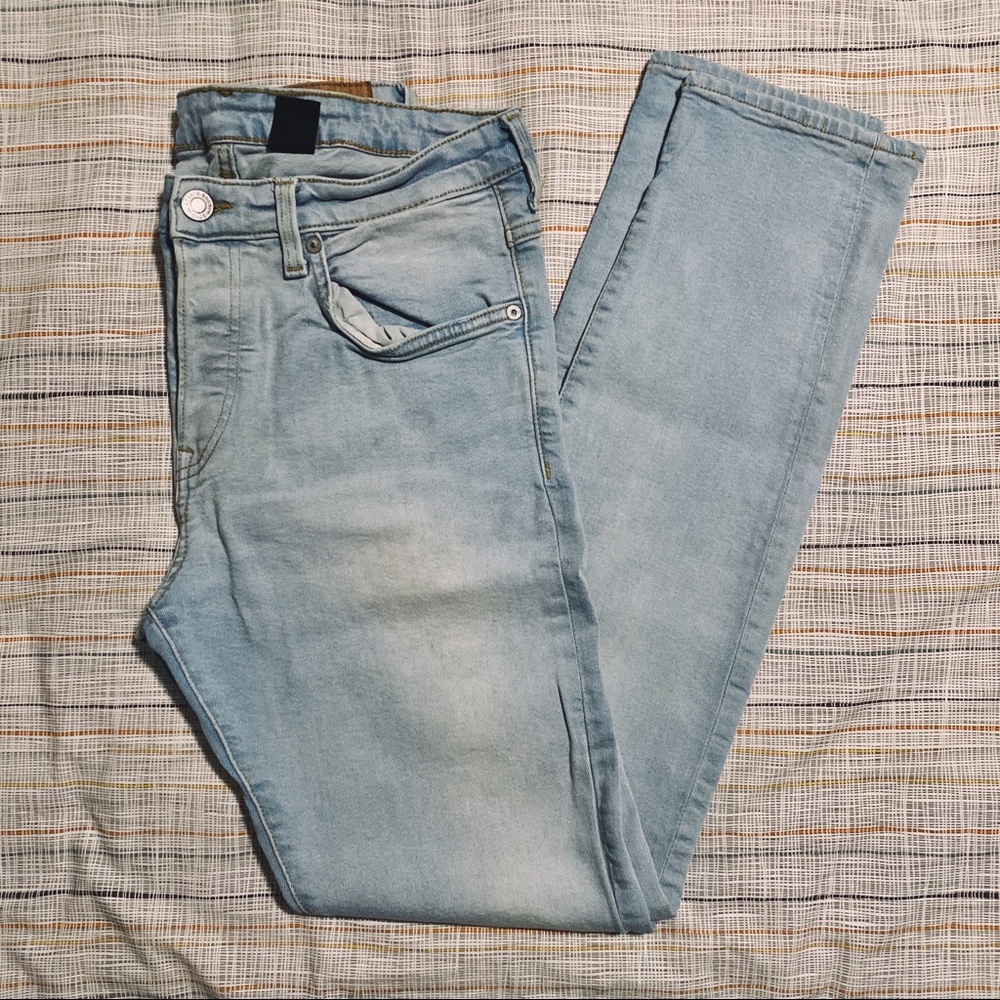 H&M Denim Men's light blue skinny jeans